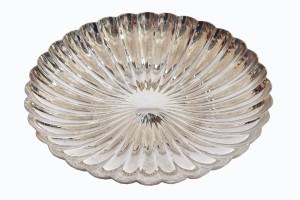 Fluted silver bowl 1