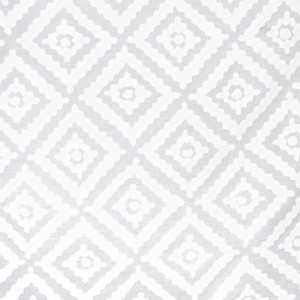 White on white Venetian wall