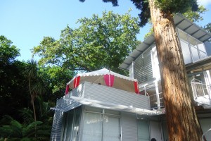 6m Pavilion on a balcony in Auckland, New Zealand