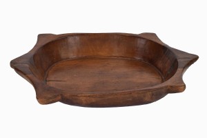 Hardwood bowl Ref 2 side