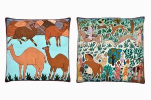 Floor cushion group
