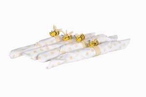 Bee napkin set of 4 (1)