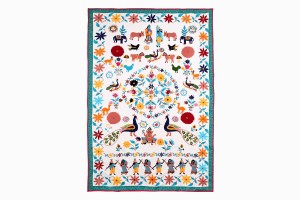 Hand embroidered Indian wall hanging WH60