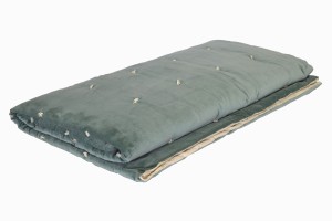 BS15 quilted bedspread  sage green