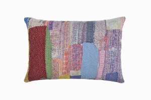 Kantha stitch cushion KAN 13