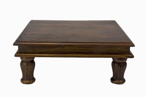 Haveli dark wood square table
