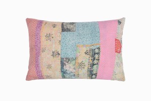 Kantha stitch cushion KAN 2
