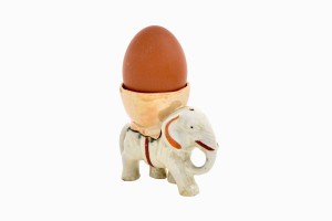 Vintage elephant egg cup 
