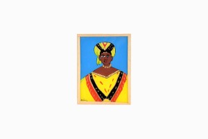 Senegalese glass painting Ref 14