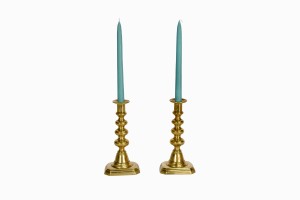 Vintage brass candlesticks Ref 102