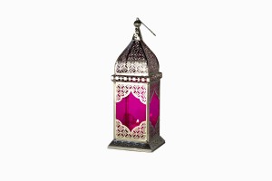Jaipur Lantern Silver-Pink