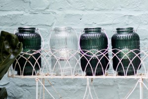 Styling shot votives and candlesticks