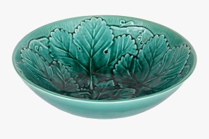 Victorian green leaf salad bowl