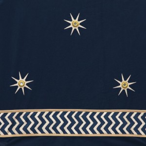 Indigo gold star ceiling