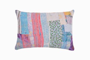 Kantha stitch cushion KAN 8