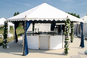 6m Pavilion as a bar tent