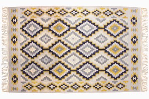 Rug R95 Sparkly cotton_wool kilim