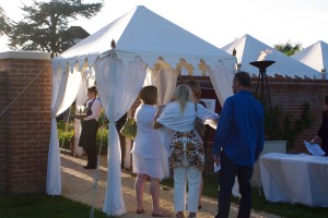 2m Pergola entrance tent at Chewton Glen Hotel