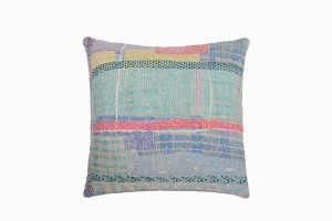 Kantha stitch cushion square KAN 17