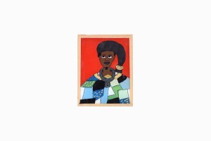 Senegalese glass painting Ref 16