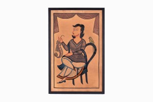 Man with parrot and shellfish-PG