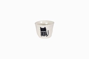 Small Vietnamese cup black cat