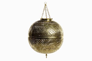 40cm filigree brass lantern