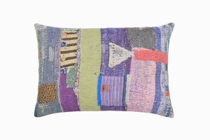 Kantha stitch cushion KAN 5