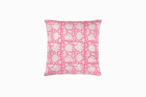 Pink oleander cushion