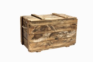 Rustic teak trunk