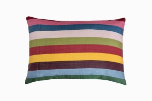 Rectangular silk ikat cushion Ref 4