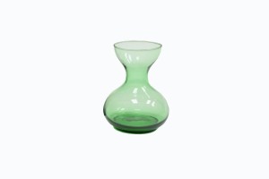 Hyacinth short vase green