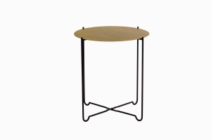 Delphi side table gold top