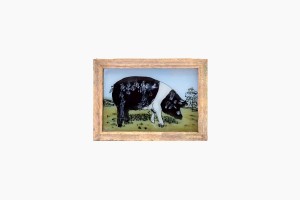 Indian glass painting of a pig 2 (small)