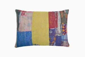 Kantha stitch cushion KAN 16