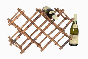 bamboo wine rack