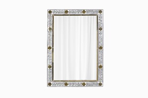 Rajasthani inlaid mirror Large ref 3 
