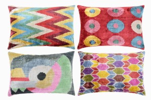 Silk velvet ikat Group