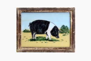 Indian glass painting of a pig (large)