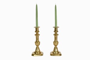 Vintage brass candlesticks Ref 103