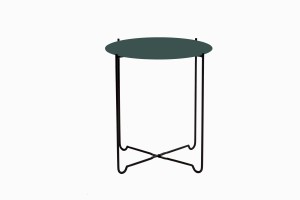 Delphi side table green top