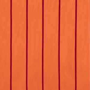 Orange and magenta stripe wall