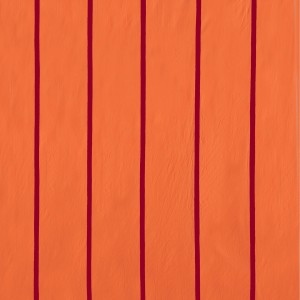 Orange and magenta stripe wall