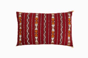 Moroccan embroidered cushion Ref 5 back