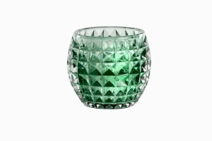 Swedish green glass votives Ref 4