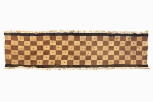 Woven raffia kuba cloth