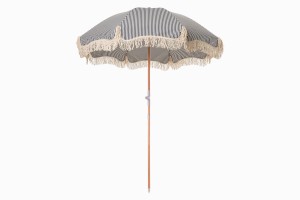 Riviera parasol blue stripe 