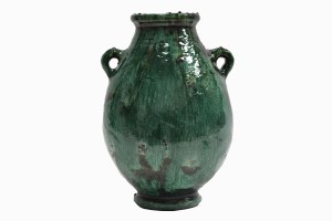 Zagora tall green amphora vase Ref 3
