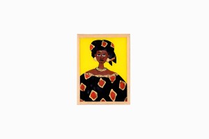 Senegalese glass painting Ref 29
