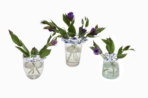 Delft flower frogs
